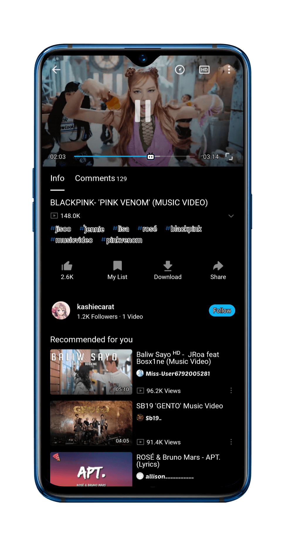 Music Videos and Concerts