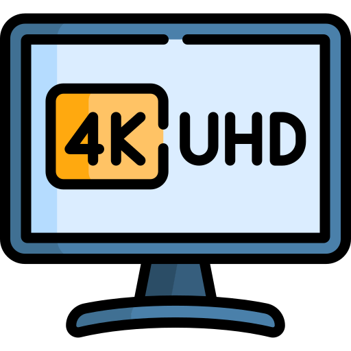 HD, 4K Quality