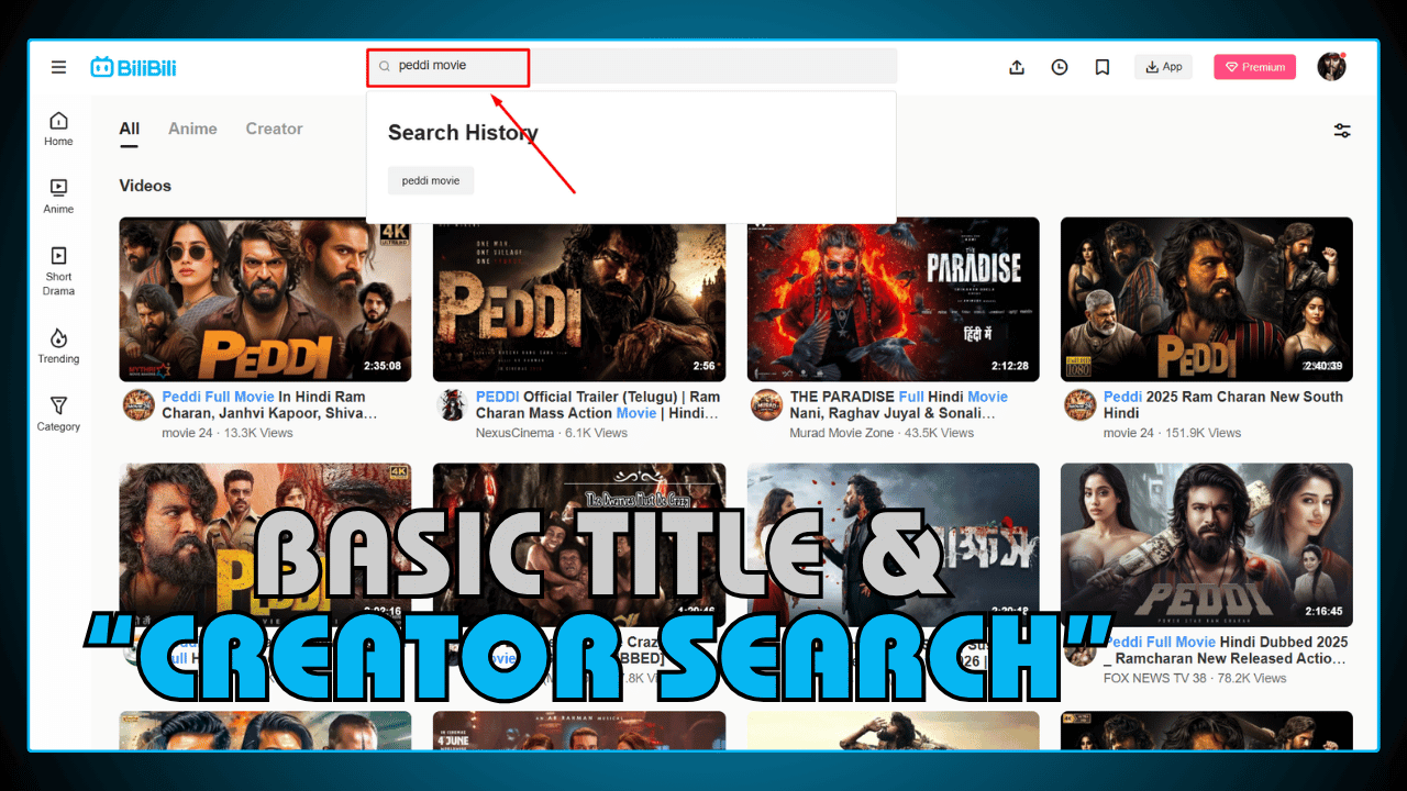 Basic Title and Creator Search