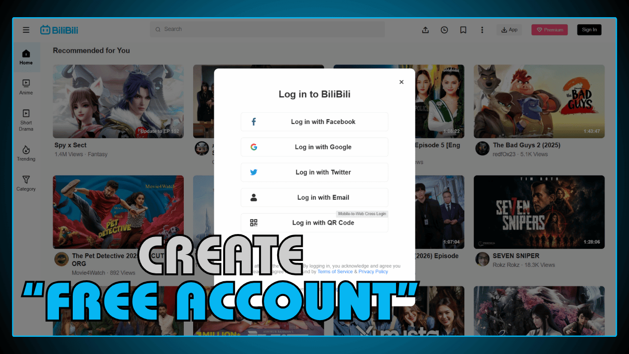 Create a Free Account