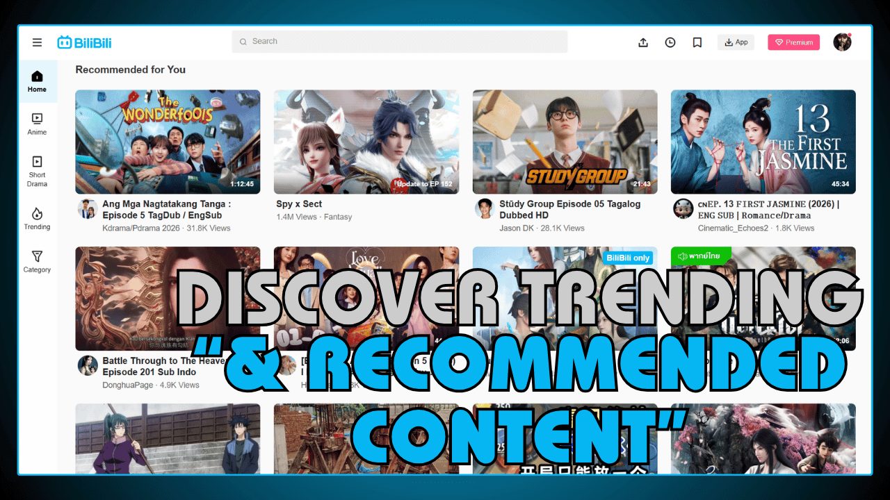 Discover Trending and Recommended Content